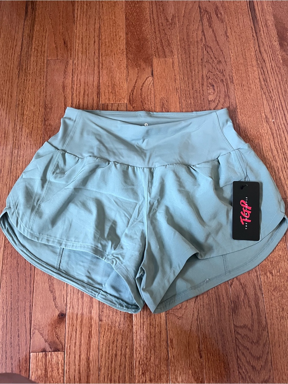 THE GYM PEOPLE Womens High Waisted
Running Shorts Quick Dry Workout Shorts, NWT - Picture 8 of 8
